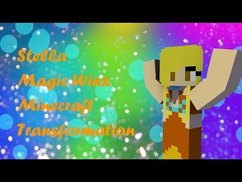 Winx Club | Minecraft | Stella Magic Winx Transformation