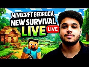 Minecraft Bedrock LIVE 🔴 Starting a New Survival World!