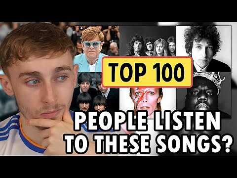 Reacting to Top 100 Greatest Songs of All Time