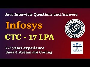 24. Infosys Java Interview | Java8, Spring Boot, Microservices, Stream APIs coding Question Answers