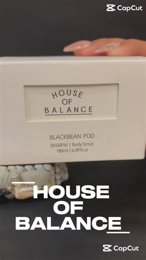 The BLACKBEAN POD BODY SCRUB takes exfoliation to the next level — gently polishing away dead skin while smoothing, renewing, and hydrating for a refined, balanced glow. % it Powered by dual exfoliation (physical AHA/BHA/ LHA/PHA), soothing hydration, Red Snow™ anti-aging, and calming patchouli aromatherapy, it transforms rough texture into silky radiance instantly. Your new K-beauty body ritual starts here. USE CODE: HOB002 for 10% extra discount !! New to House of Balance? Get 20% OFF = 10% of