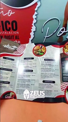Diseño y elaboración cartas menú para restaurantes