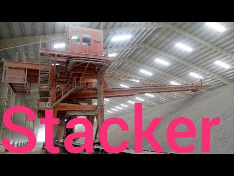 STACKER in Cement Plant // Stacker operation in Cement Plant // #stackers #stacker #cement #viral