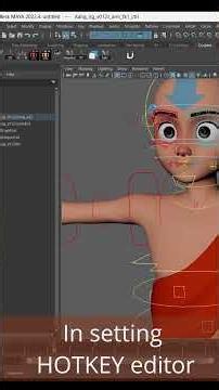 Hotkey for deleting a key in Maya✨ #animaiton #maya #deletekey #3danimation #hotkeys