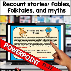 Third Grade Recount Stories Fables Folktales and Myths | RL.3.2 | PowerPoint