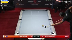 87K views · 678 reactions | Hanoi Open Pool Championship 2025  Carlo Biado  V'S  Aaron Leigh Ko #hanoiopen #highlights #carlobiado #pool #billiards #Bosstubo | BOSS TUBO | Facebook