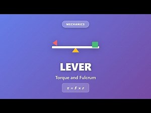 Lever: Torque and Fulcrum Explained | Force Multiplication Physics