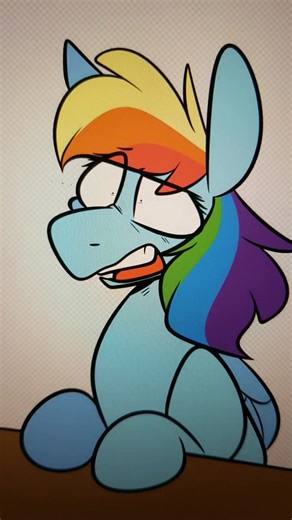 My Little Pony Rainbow Dash Scene: A Bad Speech Moment