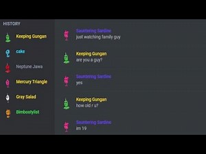 Texting Strangers on Emerald Chat