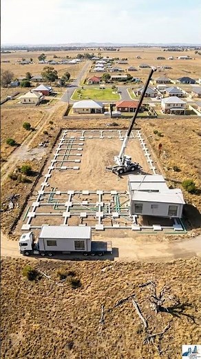 “Modular House Built in Hours #fastconstruction #timelapse