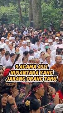5 Indigenous Religions of the Archipelago that People Rarely Know #religion #indonesia #shorts