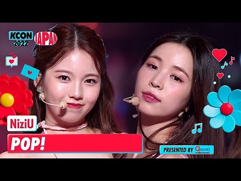 [KCON 2022 JAPAN] POP! - NiziU (원곡 : TWICE 나연) | Mnet 221110 방송
