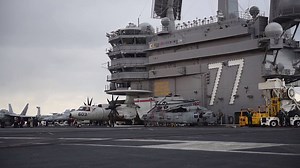 USS George H.W. Bush (CVN 77) conducted air operations in support of Combined Joint Task Force - Operation Inherent Resolve - عملية العزم الصلب Feb. 15, 2017. | U.S. Naval Forces Europe-Africa/U.S. Sixth Fleet