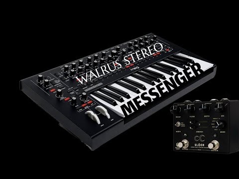 Moog Messenger Monophonic Analog Synthesizer WITH A WALRUS