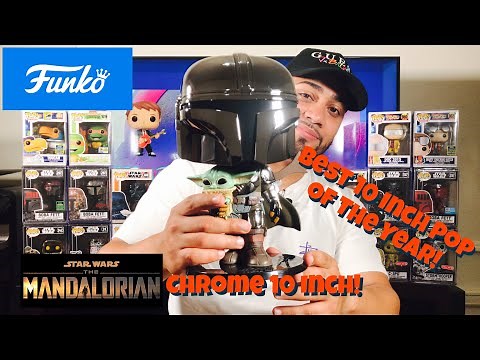 The Mandalorian Chrome 10 inch Funko Pop! Best 10 inch Pop Ever?