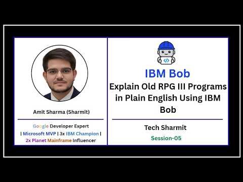 Explain Old RPG III Programs in Plain English Using IBM Bob | IBM Project Bob | (Ep-05)