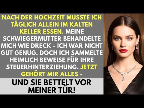 Schwiegermutter zwang mich 3 Jahre im Keller zu essen - heute besitze ich ihre Villa und sie...