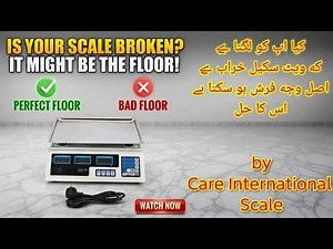 Is Your Weighing Scale Really Faulty? Or Is the Floor the Real Problem? (Must Check!)