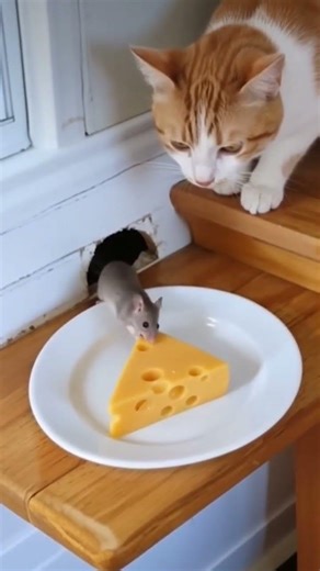 Shocking! Once again, Cat tries to trap mice. And finally