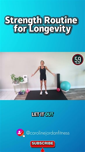 Workout To Maintain Muscle Mass | Strength Routine for Longevity + Metabolism #carolinejordan