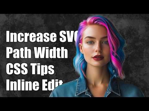 how to increase width of svg path in css or inline