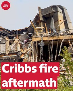 This is what is left following the huge fire | BBC Bristol