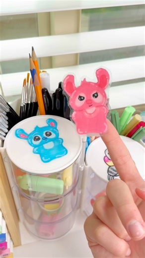 💕Cute DIY Stickers💙!? #diystickers #stickers #papercrafts #cutecrafts #crafts #craft #diy