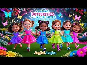 Chasing Butterflies Song for Kids | Fun Nursery Rhyme with 3D Animation