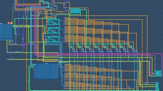 Turing Complete 汇编实现接雨水问题代码运行过程演示