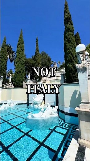 🇺🇸Inside Hearst Castle: The Famous Neptune Pool. 🏰✨