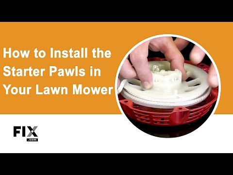 LAWN MOWER REPAIR: How to Install the Starter Pawls in Your Lawn Mower | FIX.com