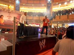 WWE SuperStars John Morrison & Melina In Malaysia 25/06/2011