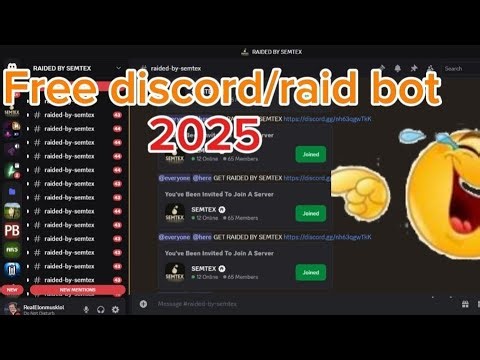 🔥 How to RAID a Discord server fast and easy