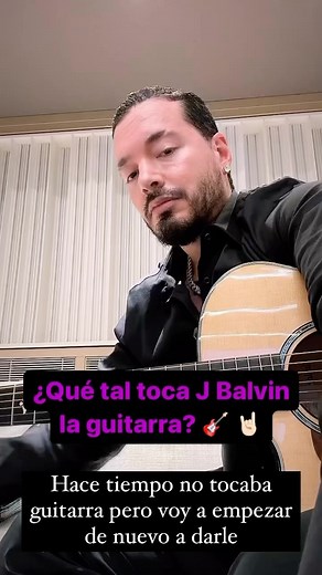 El artista colombiano J Balvin 🇨🇴 interpretando en su guitarra “Nothing Else Matters”. Sería la segunda canción de su repertorio después de haber hecho la suya con “Wherever I May Roam” ¿Qué tal les parece? #Metallica #JBalvin #BlackAlbum #metallicolombia | Metallicolombia