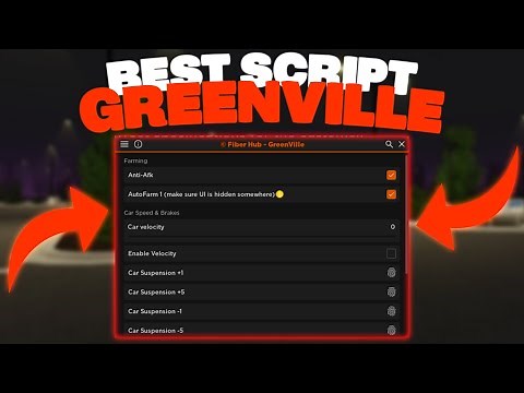 The *BEST* Greenville Script 🏠 | Autofarm, Car Suspension, & MUCH More!