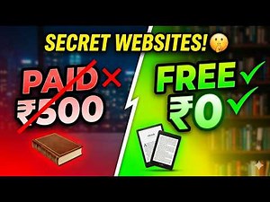 Secret Websites to Download ANY Book for Free! 🤫 (Legal & Safe)