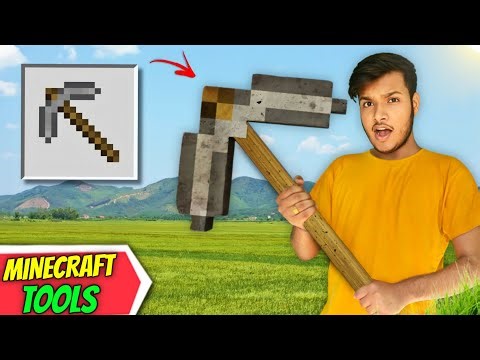 I Made Minecraft Tools To Survive 24 Hours In Jungle
