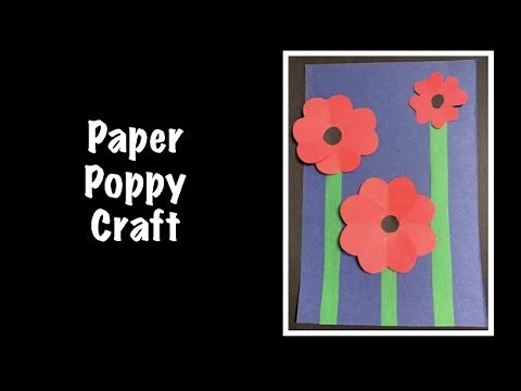 Paper Poppy Craft
