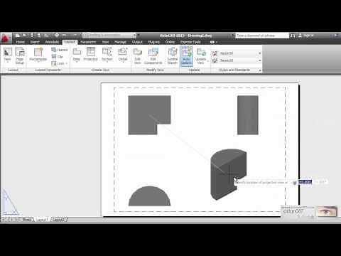 AutoCAD Create a section view of a 3D model that was created in AutoCAD