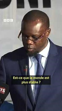 "Donald Trump est un agent de déstabilisation du monde" déclare Ousmane Sonko