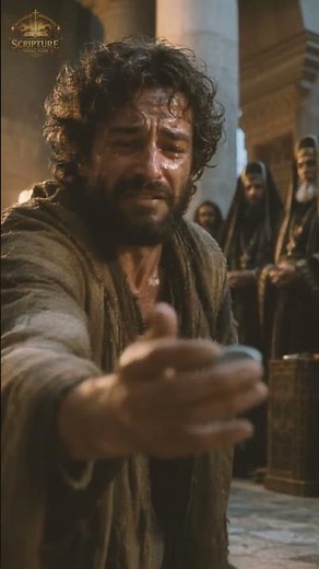 The moment Judas realized his mistake 💔 #Judas #Betrayal