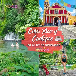 😍☕ Eres amante del #Café?? 🌿 No te puedes perder la fabulosa #RutaDelCafé 🌸🍒 🌈 Recorre los pueblos mágicos de 🌺 #Xico y #Coatepec, 💜 prueba el delicioso #Mole 🍲 y recorre sus coloridas calles 🍑 💦 Disfruta las maravillosas cascadas de #NaceElAgua y echate un chapuzón. 😎 Además recorre una 🍒 #FincaCafetalera y degusta una 🍊 #CataDeCafé Gourmet! ☕ ............................... 🌼Experiencias🌼 💦 Reserva natural Nace el Agua 🥘 Mole de Xico 🌿 Cascada de Texolo 🍒 Hacienda Cafetalera