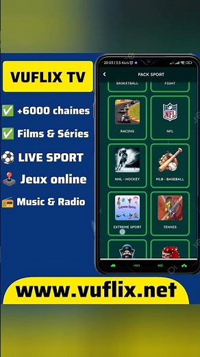 Vuflix TV suivez tout vos programmes gratuitement