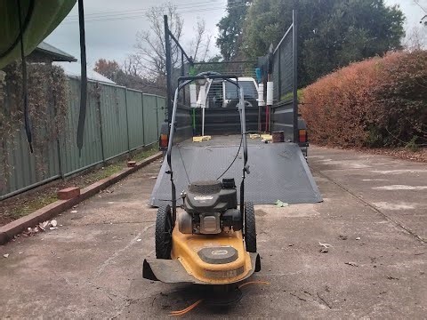 Review Cub Cadet WST100 - Wheel String Trimmer