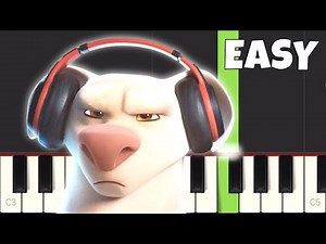 Bad Blood - EASY Piano Tutorial - DC League of Super Pets