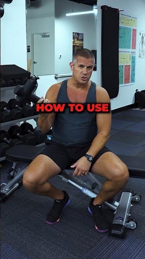 This is how to use a massage gun properly!