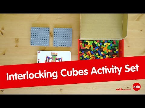 Interlocking Cubes Activity Set - Edx Education, Construction, Numeracy, and Creativity