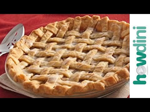 How to make a lattice top pie crust