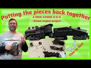A 1958 #21005 American Flyer Steam Engine rebuild: Part 1 -2 stage reverse unit.