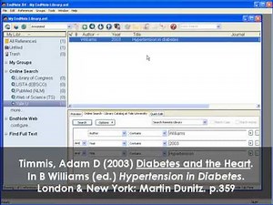 Adding Known Books or Book Chapters to EndNote طريقة إضافة كتاب كمصدر عن طريق برنامج إند نوت